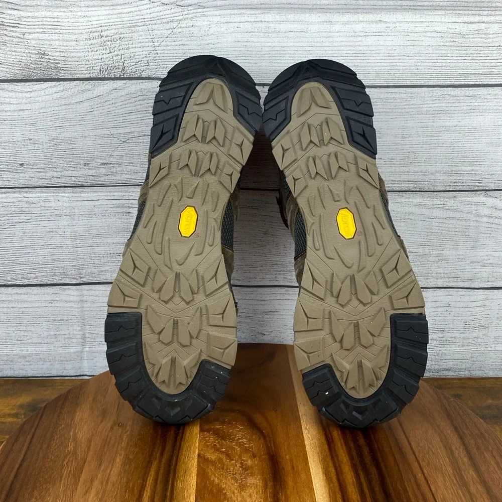 Cabelas 360 Mid Gore-Tex Vibram Hiking Boot Brown Leather Waterproof Men’s 13 D